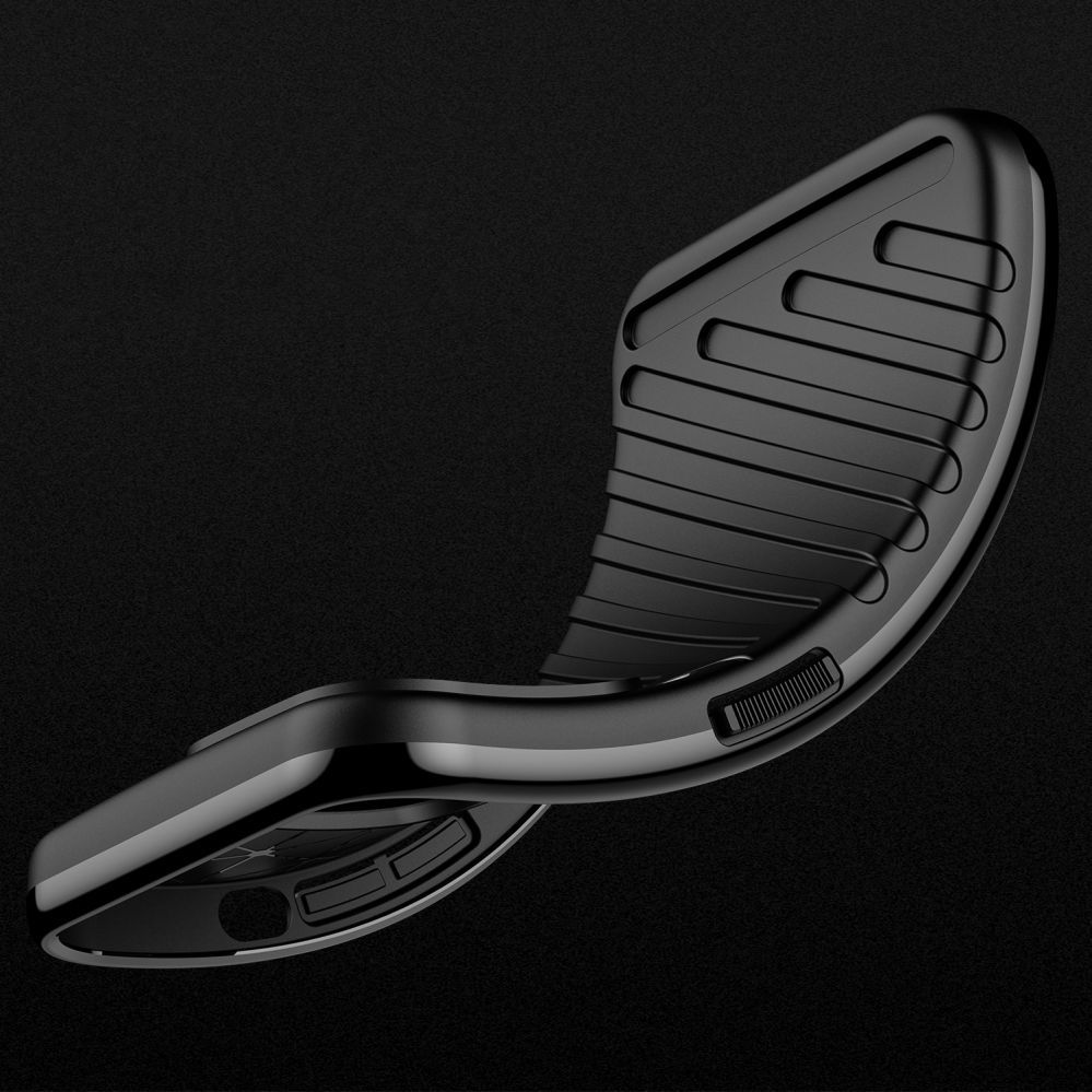 Aizmugurējais vāciņš Hurtel Thunder Case flexible armored cover for OnePlus Nord N20 5G black