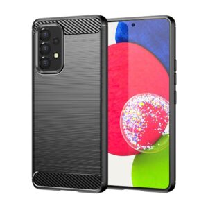 Aizmugurējais vāciņš Hurtel - Carbon Case Flexible Cover Sleeve for Samsung Galaxy A53 5G black 