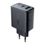 Adapteris Acefast  Acefast wall charger USB Type C / USB 32W, PPS, PD, QC 3.0, AFC, FCP black (A5 black) 