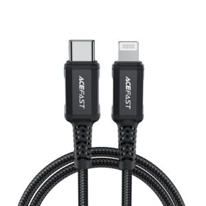Cable Acefast  Acefast C4-01 Lightning - USB-C PD cable 30W 3A 480Mb/s 1.8m - black 
