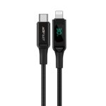 Cable Acefast  Acefast cable MFI USB Type C - Lightning 1.2m, 30W, 3A black (C6-01 Black) 