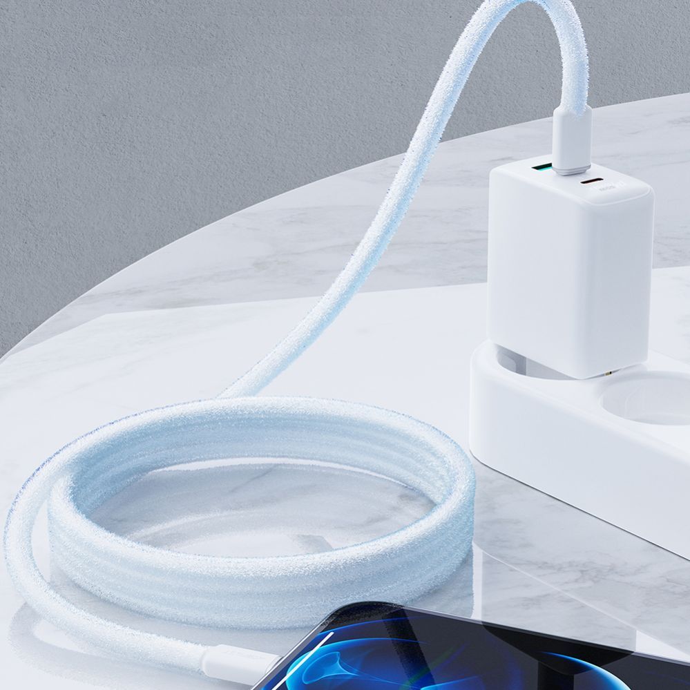 Cable Acefast Acefast cable MFI USB Type C - Lightning 1.2m, 30W, 3A black (C2-01 black)