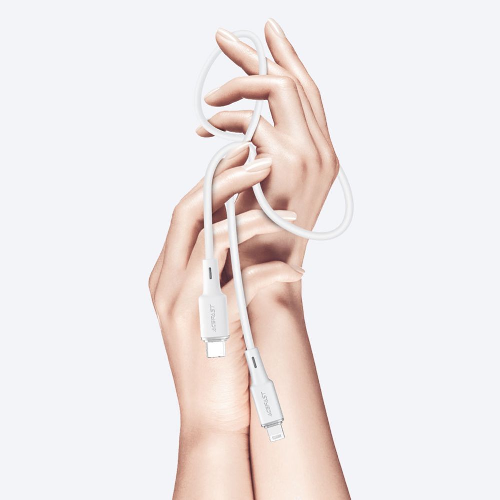 Cable Acefast Acefast cable MFI USB Type C - Lightning 1.2m, 30W, 3A black (C2-01 black)