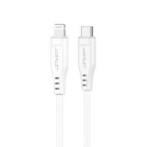 Cable Acefast  Acefast C3-01 Lightning - USB-C PD cable 30W 3A 480Mb/s 1.2m - white 