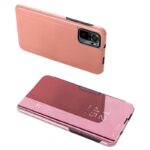Nugarėlės dėklai Hurtel  Clear View Case Poco M4 Pro 5G pink 
