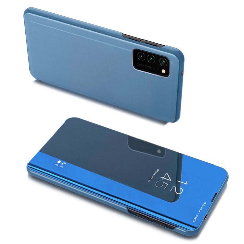 Back panel cover Hurtel Clear View Case flip cover for Samsung Galaxy A03s (166.5) blue