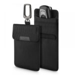 Aizmugurējais vāciņš Spigen  Anti-theft Spigen Pouch Keyless RFID Signal Blocker - black 