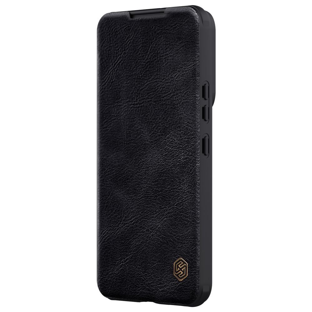 Back panel cover Nillkin Nillkin Qin Leather Pro Case Case for Samsung Galaxy S22+ (S22 Plus) Camera Protector Holster Cover Flip Case Black