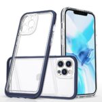 Tagakaaned Hurtel  Clear 3in1 case for iPhone 12 Pro Max blue frame gel cover 
