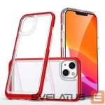 Back panel cover Hurtel - Transparent || Red 