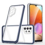 Aizmugurējais vāciņš Hurtel  Clear 3in1 Case for Samsung Galaxy A72 4G Frame Gel Cover Blue 