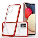 Aizmugurējais vāciņš Hurtel  Clear 3in1 case for Samsung Galaxy A03s (166) frame gel cover red 