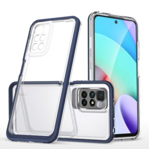 Aizmugurējais vāciņš Hurtel  Clear 3in1 Case for Xiaomi Redmi 10 Frame Gel Cover Blue 