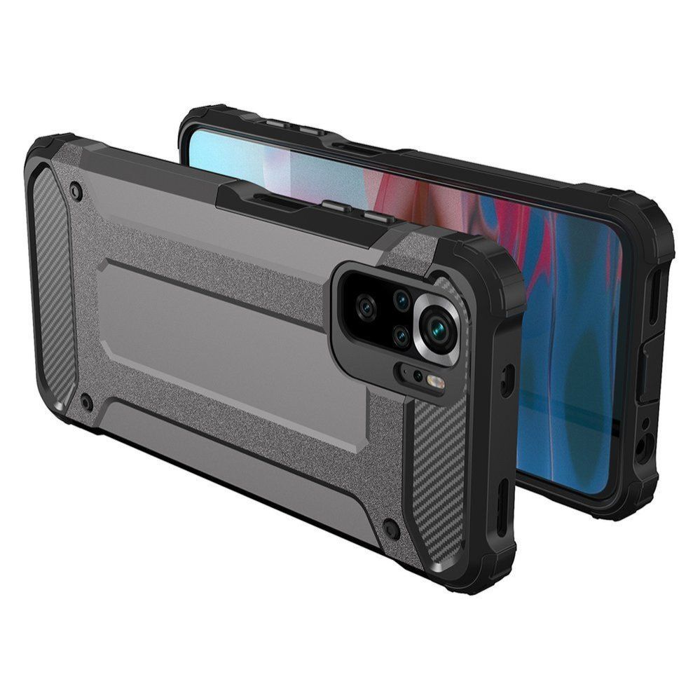 Aizmugurējais vāciņš Hurtel Hybrid Armor armored hybrid case cover Xiaomi Redmi Note 11 Pro+ 5G (China) / 11 Pro 5G (China) / Mi11i HyperCharge / Poco X4 NFC 5G blue