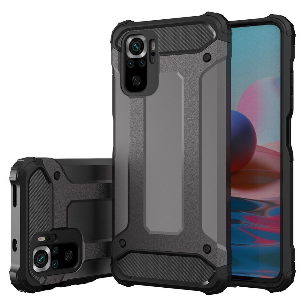 Aizmugurējais vāciņš Hurtel Hybrid Armor armored hybrid case cover Xiaomi Redmi Note 11 Pro+ 5G (China) / 11 Pro 5G (China) / Mi11i HyperCharge / Poco X4 NFC 5G black