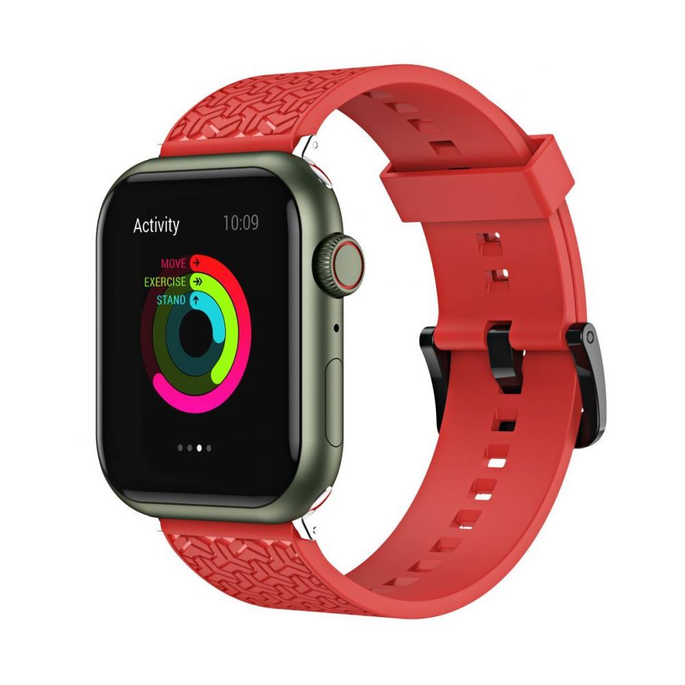 Tagakaaned Hurtel Watch Strap Y Watchband Bracelet for Apple Watch 42 / 44 / 45 mm - Red