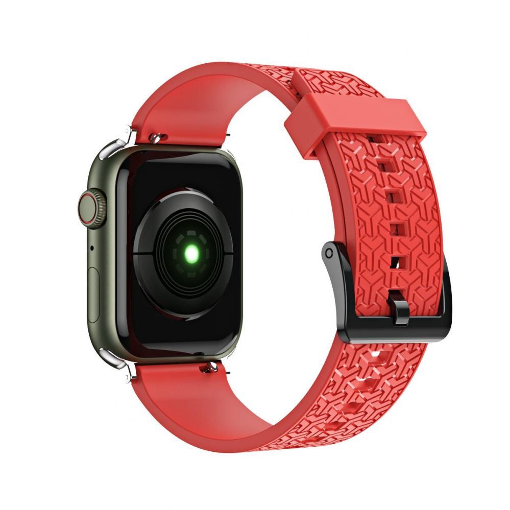 Tagakaaned Hurtel Watch Strap Y Watchband Bracelet for Apple Watch 42 / 44 / 45 mm - Red