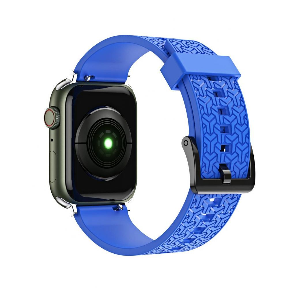 Aizmugurējais vāciņš Hurtel Watch Strap Y bracelet for Apple Watch 42 / 44 / 45 mm - blue