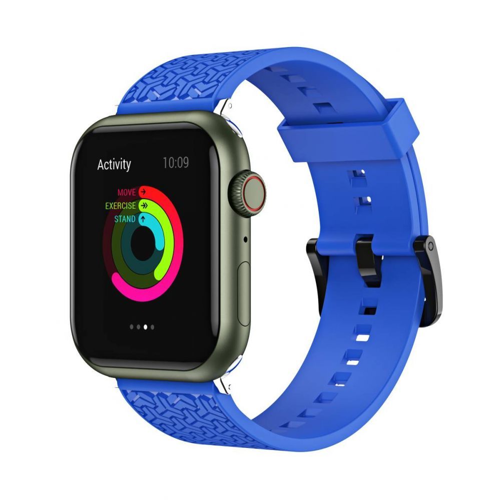 Aizmugurējais vāciņš Hurtel Watch Strap Y bracelet for Apple Watch 42 / 44 / 45 mm - blue