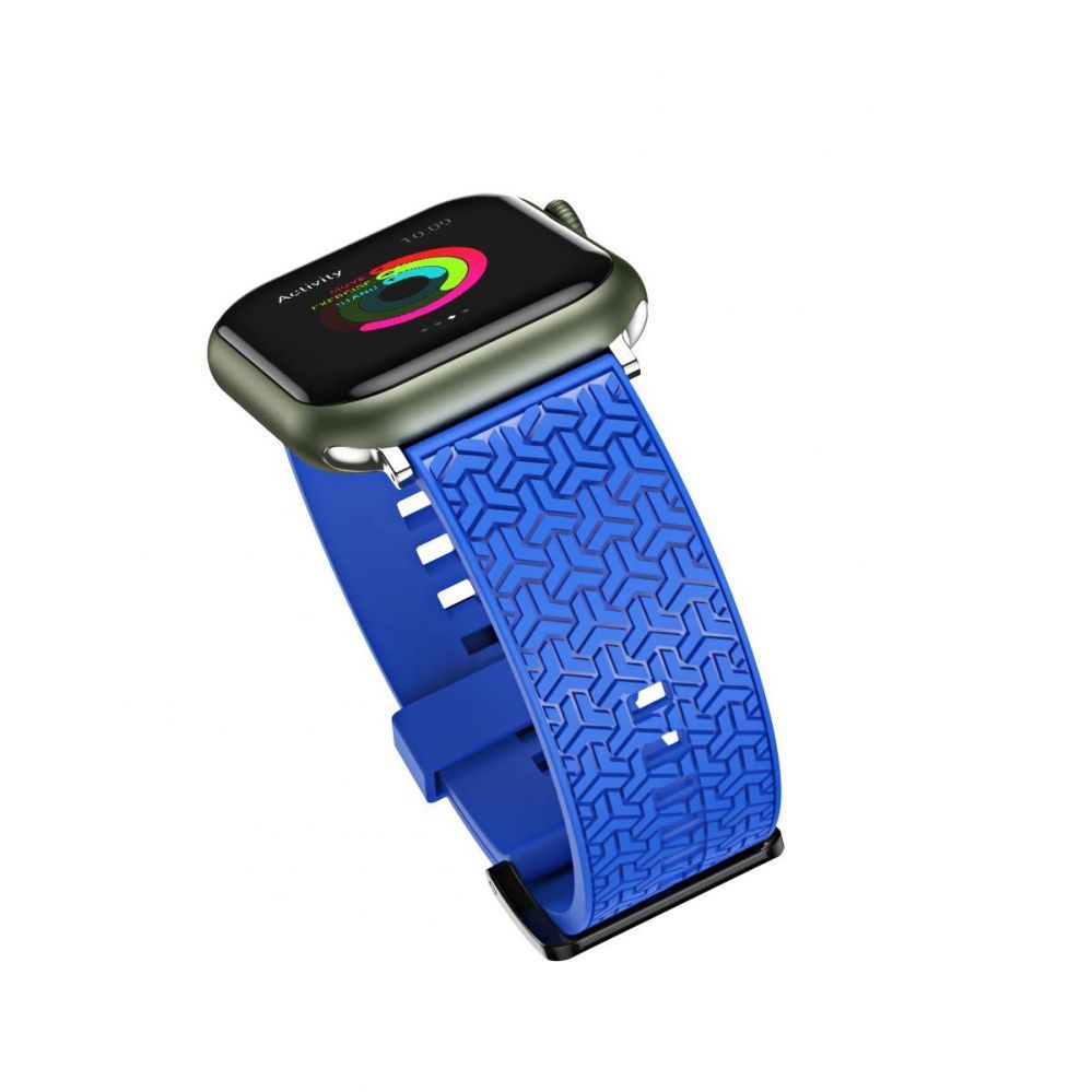 Aizmugurējais vāciņš Hurtel Watch Strap Y bracelet for Apple Watch 42 / 44 / 45 mm - blue