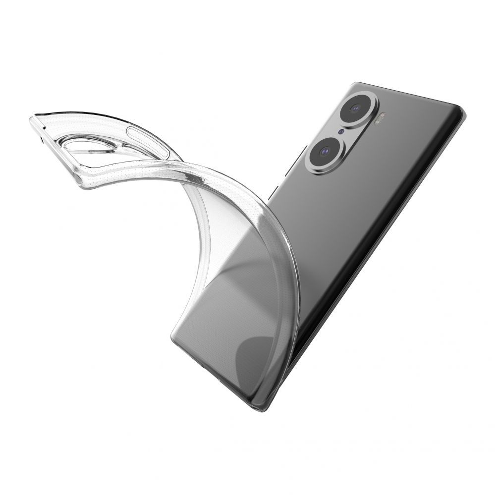 Aizmugurējais vāciņš Hurtel Ultra Clear 0.5mm Honor 60 Pro gel cover transparent