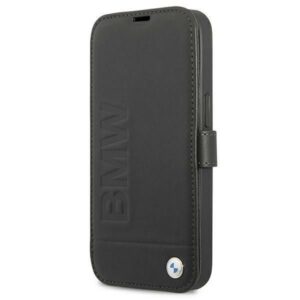 Nugarėlės dėklai BMW  Etui BMW BMFLBKP13SSLLBK iPhone 13 mini 5,4" czarny/black book Signature 