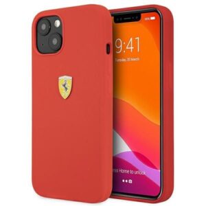 Nugarėlės dėklai Ferrari  Ferrari FESSIHCP13SRE iPhone 13 mini 5.4" red/red hardcase Silicone 