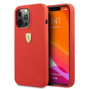 Nugarėlės dėklai Ferrari  Ferrari FESSIHCP13XRE iPhone 13 Pro Max 6.7" red/red hardcase Silicone 