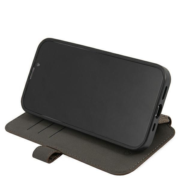 Back panel cover Guess Guess GUBKP13L4GMGBR iPhone 13 Pro / 13 6.1" brown/brown book 4G Big Metal Logo