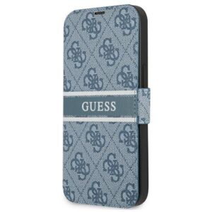 Aizmugurējais vāciņš Guess  Guess GUBKP13S4GDBL iPhone 13 mini 5.4" blue/blue book 4G Stripe 