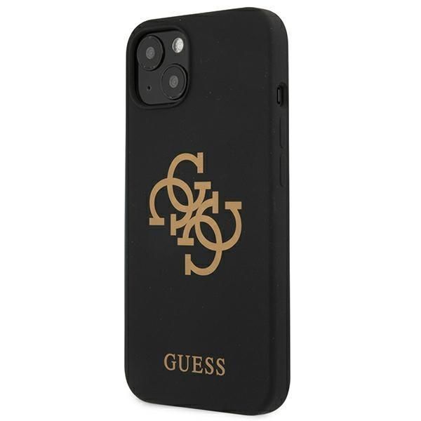 Tagakaaned Guess Guess GUHCP13SLS4GGBK iPhone 13 mini 5.4" black/black hard case Silicone 4G Logo
