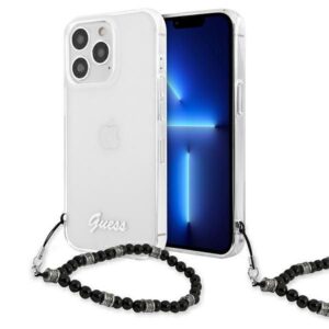 Aizmugurējais vāciņš Guess  Guess GUHCP13XKPSBK iPhone 13 Pro Max 6.7" Transparent hardcase Black Pearl