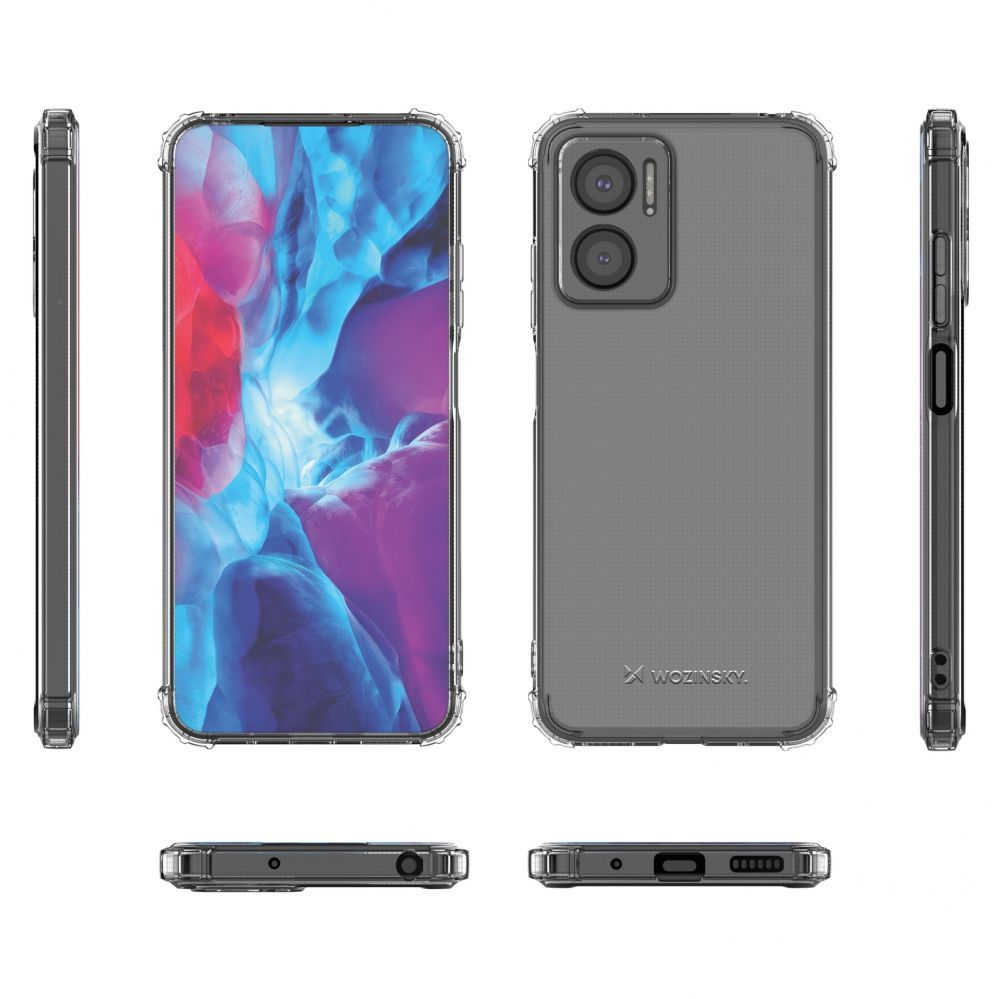 Back panel cover Wozinsky Wozinsky Anti Shock Armored Case for Xiaomi Redmi 10 transparent