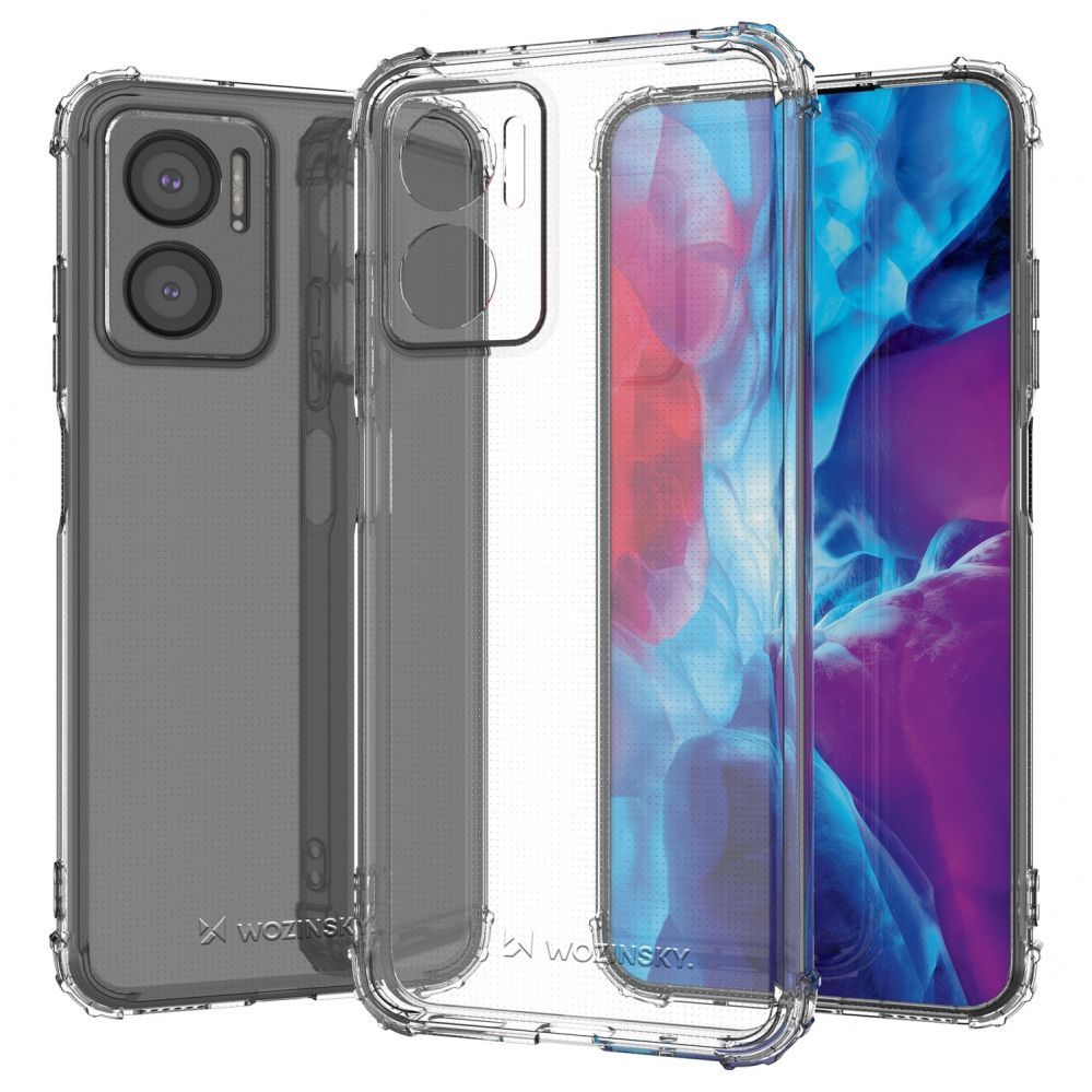 Back panel cover Wozinsky Wozinsky Anti Shock Armored Case for Xiaomi Redmi 10 transparent