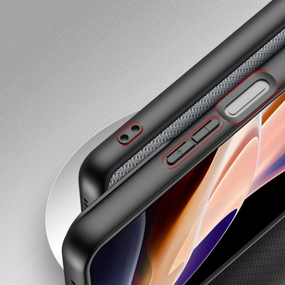 Tagakaaned Dux Ducis Dux Ducis Fino case nylon covered cover Xiaomi Redmi Note 11 Pro+ 5G (China) / 11 Pro 5G (China) / Mi11i HyperCharge / Poco X4 NFC 5G blue