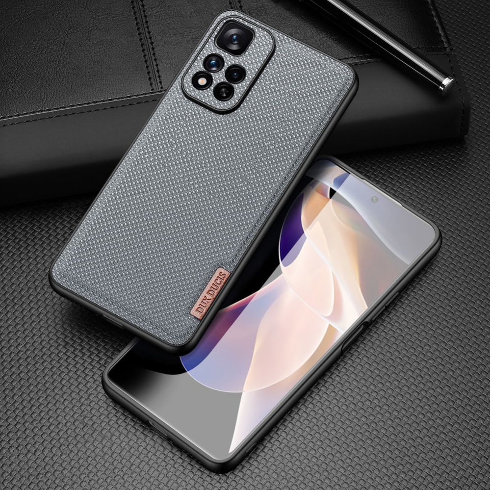 Tagakaaned Dux Ducis Dux Ducis Fino case nylon covered cover Xiaomi Redmi Note 11 Pro+ 5G (China) / 11 Pro 5G (China) / Mi11i HyperCharge / Poco X4 NFC 5G blue