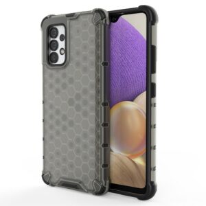 Aizmugurējais vāciņš Hurtel  Honeycomb case armored cover with a gel frame for Samsung Galaxy A03s (166.5) black 