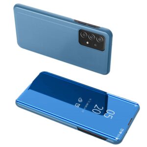 Aizmugurējais vāciņš Hurtel  Clear View Case flip cover for Samsung Galaxy A73 blue 