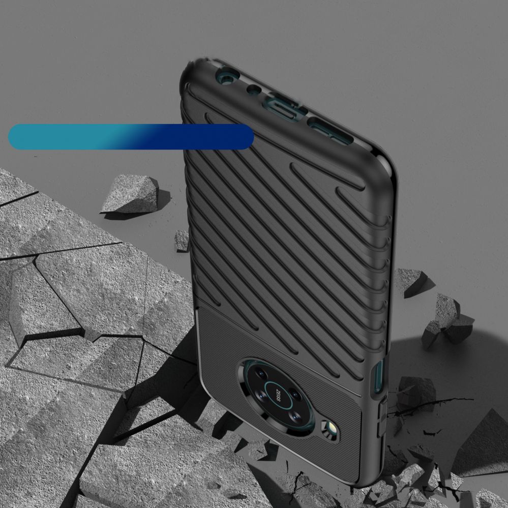 Nugarėlės dėklai Hurtel Thunder Case flexible armored cover for Nokia X100 black