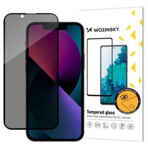 Protective glass Wozinsky - Wozinsky Privacy Glass Tempered Glass for iPhone 14 Plus / 13 Pro Max with Anti Spy Privacy Filter 