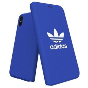 Aizmugurējais vāciņš Adidas  Adidas Booklet Case Canvas iPhone X/Xs blue/niebieski 30279 