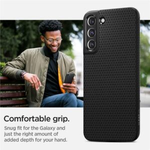 Чехол на заднюю панель Spigen  Spigen Liquid Air Case for Samsung Galaxy S22 - Matte Black 