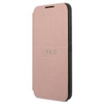 Aizmugurējais vāciņš Guess  Guess GUBKS22MPSASBPI S22+ S906 pink/pink book Saffiano Stripes 