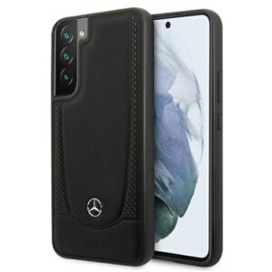 Aizmugurējais vāciņš Mercedes-Benz  Mercedes Leather Urban Line Case for Samsung Galaxy S22+ - Black 