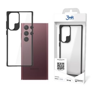 Back panel cover 3MK  3MK SatinArmor + Case Sam S908 S22 Ultra Military Grade 