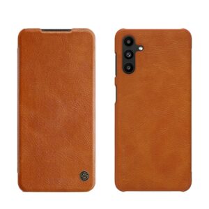 Aizmugurējais vāciņš Nillkin  Nillkin Qin leather holster case for Samsung Galaxy A13 5G brown