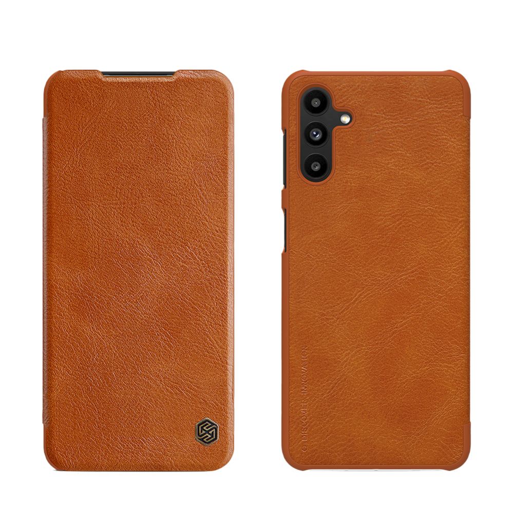 Aizmugurējais vāciņš Nillkin Nillkin Qin leather holster case for Samsung Galaxy A13 5G brown