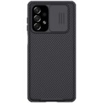 Tagakaaned Nillkin  Nillkin CamShield Pro Case Armored Case Cover Camera Protector for Samsung Galaxy A73 Black