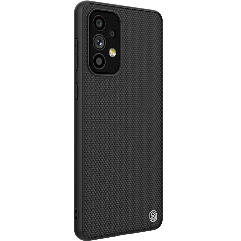 Nugarėlės dėklai Nillkin Nillkin Textured Case durable reinforced case with gel frame and nylon back for Samsung Galaxy A73 black