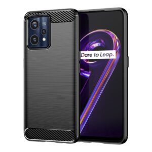 Aizmugurējais vāciņš Hurtel  Carbon Case Flexible Cover Realme 9 Pro + (9 Pro Plus) black 